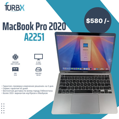 Macbook Pro A2251 i5 10th 16GB/1TB