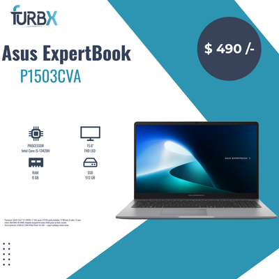 Asus ExpertBook ASUS P1503CVA-S70950 8GB RAM 512GB SSD