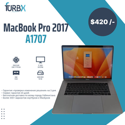 Macbook Pro A1707 i7 7th 16GB/512GB
