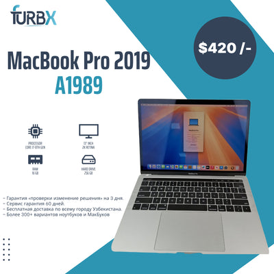 Macbook Pro A1989 i7 8th 16GB/256GB