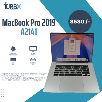 Macbook Pro A2141 i7 9th 16GB/512GB